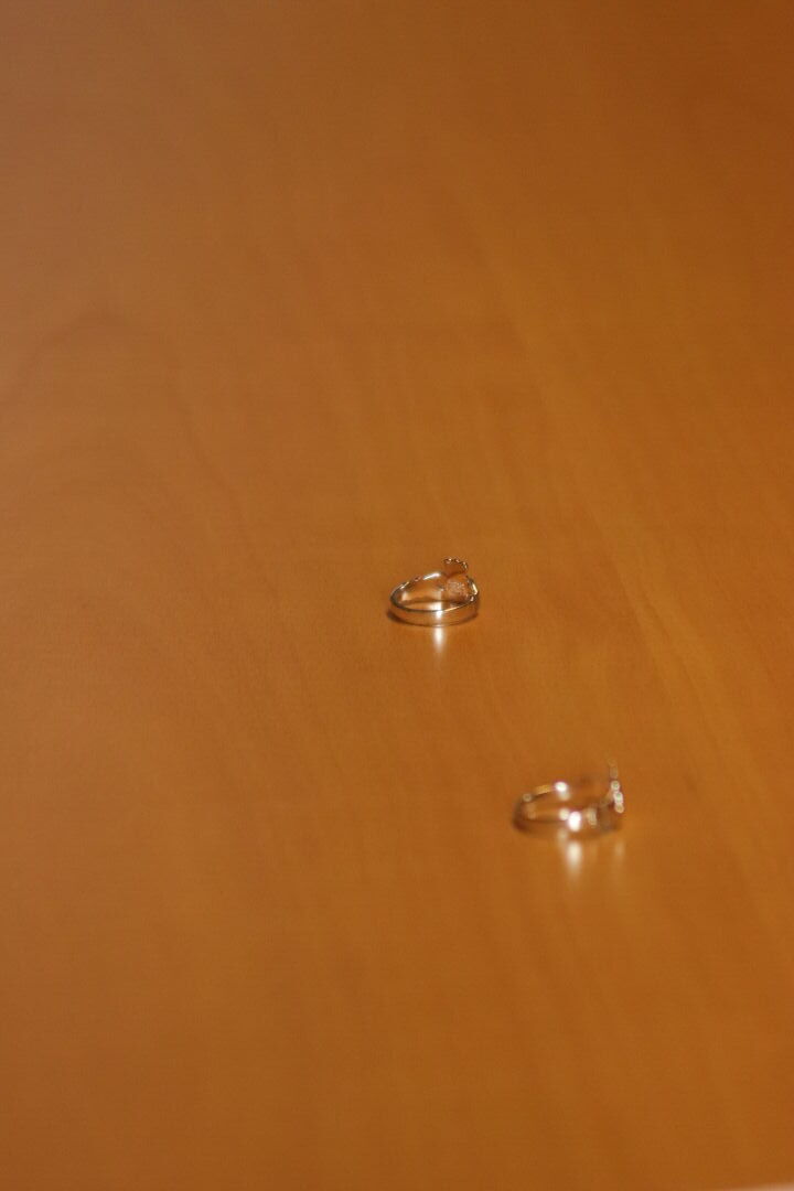 Die ringe warten auf ihren einsatz