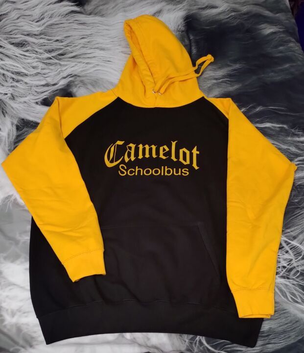Gelbschwarzer hoodie
