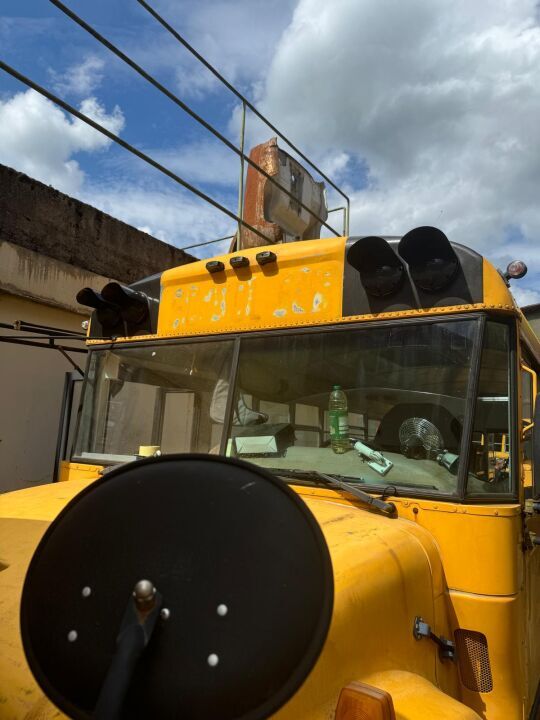 Alle lampen vorne dran