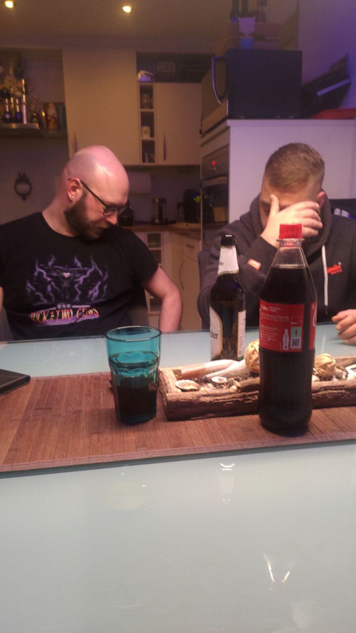 Bei chris mit flo b.