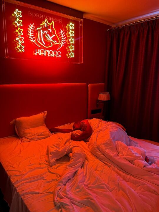 Hotel toto im bett