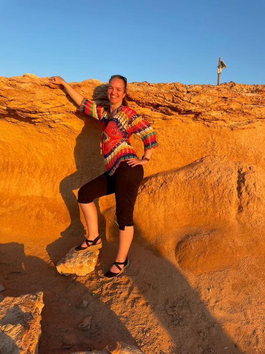 Kati im sonnenuntergang01b