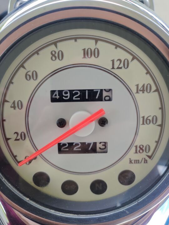Tachostand 49.217km am 27.04.